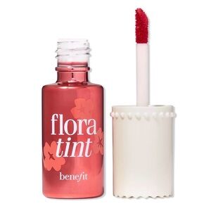 Benefit Flora Tint Lip & Cheek Stain in Red Packaging